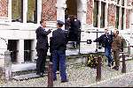Amsterdam, 8 juli 2000
Trouwen Patrick kluivert met zijn Angela
Bertus Holkema