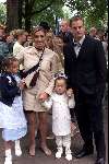 8-7-2000 Amsterdam Trouwen Patrick Kluivert Huis mat de Hoofden en Westerkerk 
Ronald  de Boer