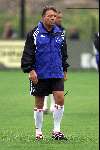 Amsterdam 5 juli 2000
Eerste training van AJAX seizoen 2000/2001 met een geheel nieuwe outfit van kledingsponsor ADIDAS
Co Adriaans