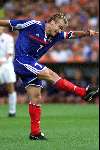 Rotterdam, 2 juli 2000   Euro 2000
Frankrijk-Italie, eindstand na verlenging 2-1
Deschamps