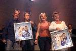 Den Bosch, 20 juli 2000
Uitreiking gouden CD Frans Bauer en Marianne Weber
verder Job de Bus & Antonette de Bus