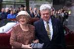 Utrecht 8 juli 2000
Trouwen  Prins Bernhard Jr en Annette Sekreve in domtoren in Utrecht.
Henk Vonhoff met vrouw
