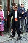 Utrecht 6 juli 2000
Prins Bernhard Jr en Annette Sekreve trouwen voor de wet in Utrecht.
Johan Vlemminx op skates