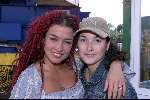 Amsterdam 10 juli 2000
Uitreiking CD van Katja schuurman bij Bunjy jumping Amsterdam.
Katja Schuurman met haar zusje Birgit Schuurman