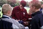 Eindhoven 19 juli 2000
1e training van de nieuwe PSV aanwinst Kezman.