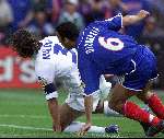 Rotterdam, 2 juli 2000   Euro 2000
Frankrijk-Italie, eindstand na verlenging 2-1
Maldini en Djorkaeff