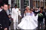 Amsterdam, 8 juli 2000
Trouwen Patrick kluivert met Angela Kluivert