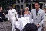 Amsterdam, 8 juli 2000
Trouwen Patrick kluivert met Angela Kluivert