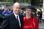Utrecht 8 juli 2000
Trouwen  Prins Bernhard Jr en Annette Sekreve in domtoren in Utrecht.
Paul Nouwen met vriendin