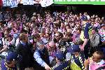 Rotterdam, 2 juli 2000   Euro 2000
Frankrijk-Italie, eindstand na verlenging 2-1
Veel drukte bij de fotografen