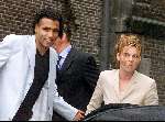 Amsterdam, 8 juli 2000
Trouwen Patrick kluivert met zijn Angela
Pierre v Hooijdonck met vriendin