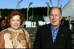 Rotterdam 12 juli 2000
Premiere Cirque du Soleil bij AHOY.
Pieter Lutz met vrouw