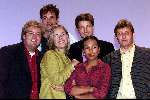 Hilversum 26 juli 2000
Presentatie winterseizoen RTL 4 en RTL 5
Jan Douwe Kroeske en Rick Engelkes en Olav Moll  e.a.