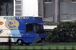Soestdijk 10 juli 2000
Prins Bernhard vertrekt  naar zijn vakantiebestemming
in Italie.
SRV wagen binnen de hekken van paleis Soestdijk