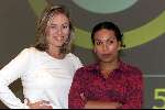 Hilversum 26 juli 2000
Presentatie winterseizoen RTL 4 en RTL 5
Selma v Dijk en Diana Sno