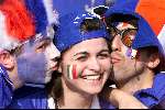 Rotterdam, 2 juli 2000   Euro 2000
Frankrijk-Italie, eindstand na verlenging 2-1
Italiaanse supporters