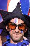 Rotterdam, 2 juli 2000   Euro 2000
Frankrijk-Italie, eindstand na verlenging 2-1
Italiaanse supporters