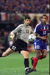 Rotterdam, 2 juli 2000   Euro 2000
Frankrijk-Italie, eindstand na verlenging 2-1
Francesco TOLDO