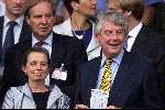 Rotterdam, 2 juli 2000   Euro 2000
Finale EK Tusen Frankrijk-Italie, eindstand 2-1 na verlenging.
Wim kok met vrouw