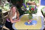 Baarn 2 juli 2001
Annette Barlo in haar tuin