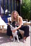 Baarn 2 juli 2001
Annette Barlo met haar hond