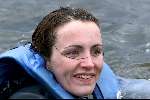 Kaagdorp 18 juli 2001
Daphne Bunskoek krijgen waterski-les.