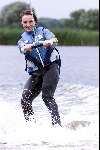 Kaagdorp 18 juli 2001
Daphne Bunskoek krijgen waterski-les.