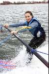 Kaagdorp 18 juli 2001
Daphne Bunskoek krijgen waterski-les.