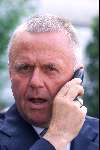Amsterdam 26 juli 2001
Winterpresentatie van RTL 4 RTL 5 en Yorin.
Harry Mens met gsm