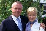 Amsterdam 26 juli 2001
Winterpresentatie van RTL 4 RTL 5 en Yorin.
Harry Mens met zijn dochter Suze Mens
