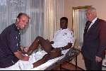 Oitsrewijk 21 juli 2001
 Henk Verhoeven met Mart v d Heuvel en eric Addo