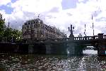 Amsterdam, 24 Juli 2002
Route Vinkeveen-Amsterdam per sloep( boot)
Amstel hotel met brug Sloepenroute