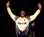Babangida spelend voor roda JC 1996