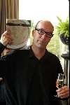 Amsterdam 11 juli 2002
Graf en presenmtatie boek Herman Brood.
Bert Chabot