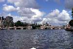 Amsterdam, 24 Juli 2002
Route Vinkeveen-Amsterdam per sloep( boot)
Brug bij de amstel   Sloepenroute