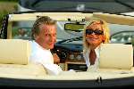 Venetie 21 juli 2002
Hans Breukhoven en Connie Breukhoven in Bentley Cabrio