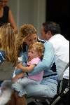 Amsterdam 17 juli 2002
Danielle Overgaag met haar zoontje Tijmen