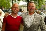 Amsterdam 7 juli 2002
Premiere Noord Koreaans staats circus
Fred Butter met vriend
