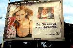 Amsterdam 7 juli 2002
Billboard Bavaria met Froukje de Both