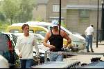 Aalsmeer 13 juli 2002
Gerard Joling met Dave