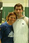 Amsterdam 27 april 2002
Sportdag Adidas
Sabine Appelmans en Glenn Schaap