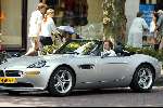 Laren 27 juli 2002
Herman Heinsbroek met zijn vrouw in BMW Z8 Cabrio
