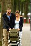 WEESP 8 juli 2002
Pernille la lau met man en kind aan het wandelen