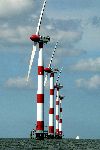 20 Juli 2003
Varen met sloep tussen Medemblik en Makkum
de Afsluitdijk met windmolens