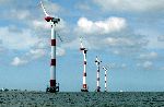 20 Juli 2003
Varen met sloep tussen Medemblik en Makkum
de Afsluitdijk met windmolens