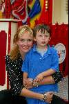 Amsterdam 8 juli 2003
Premiere circus Renz bij de RAI
Ariane Spier met zoontje