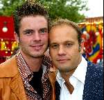 Amsterdam 8 juli 2003
Premiere circus Renz bij de RAI
Carlo Boszhard met vriend