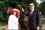 Breukelen 13 juni 2001
Haringparty op Neyenrode.
Cor Zadelhoff met vrouw