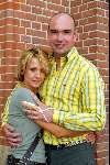 Amsterdam 22 juli 2003
Presentatie NET 5 SBS  en Veronica bij panama.
Eva Duivestein met acteur