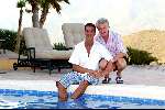 Marbella 25 juli 2003
Jacques D Ancona met zijn vriend Hans